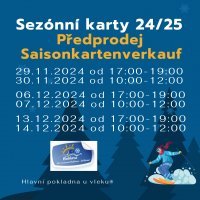 Předprodej sezonních skipasů 2024/2025