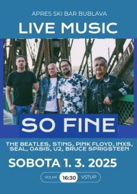 Koncert SO FINE 1. 3. 2025